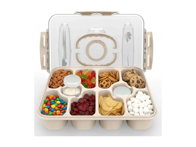 WAWINY Dishwasher Safe Snackle Box Container