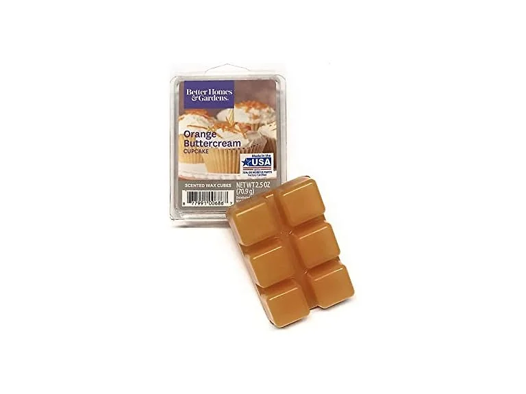 Orange Buttercream Cupcake Scented Wax Cubes