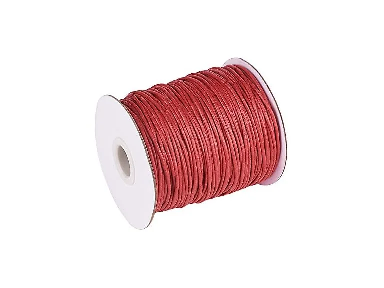 Craftdady 100 Yards 1.5mm Waxed Cotton Cord Macrame String