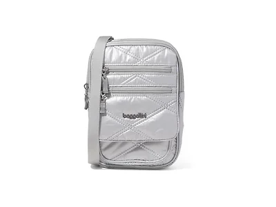 Baggallini RFID journey crossbody Silver