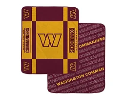 NFL Team Reversible Soft Blanket - Washington Commanders