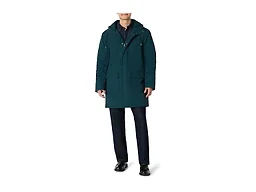Amazon Essentials Men's Modern Oversized-Fit Heavyweight Parka Jacket, Dark Teal Green, Medium