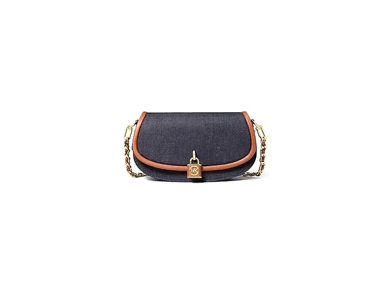 Michael Kors Mila Small East/West Chain Sling Messenger