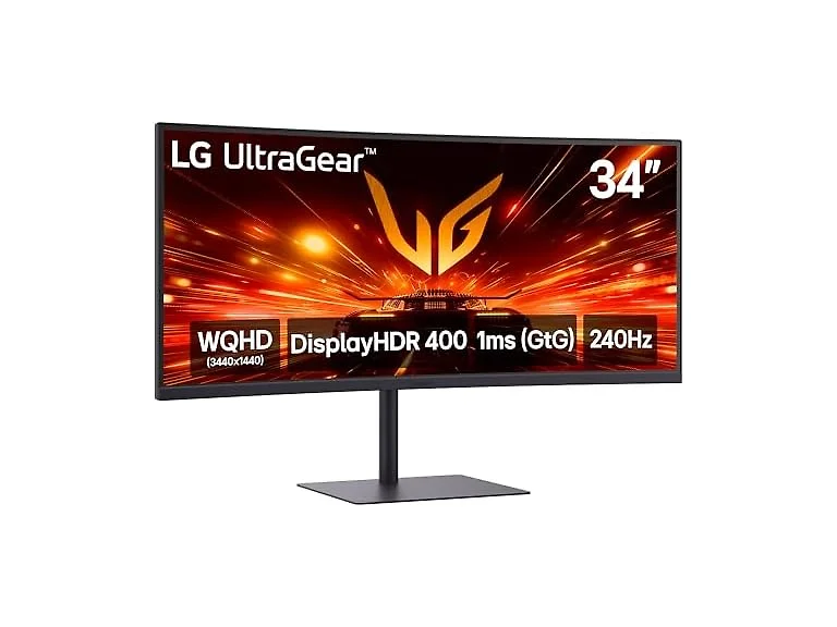 LG 34" UltraGear WQHD Curved Gaming Monitor