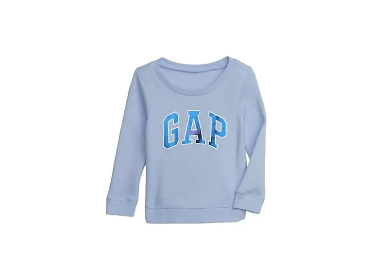 GAP Girls (0-3 MOS) Logo Crew Sweatshirt