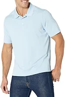Amazon Essentials Men's Regular-Fit Quick-Dry Golf Polo Shirt - Discontinued Colors, Light Blue, X-Large