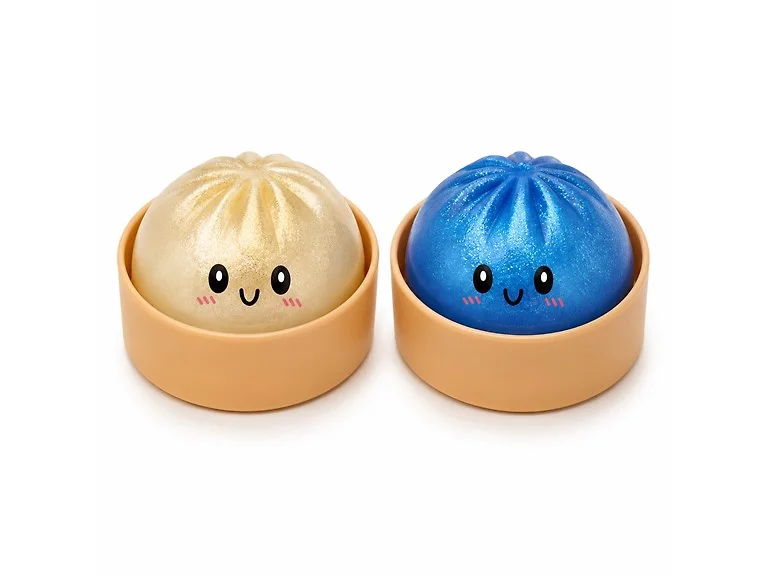 2-Pack Mystery Glitter Squishy Dumpling