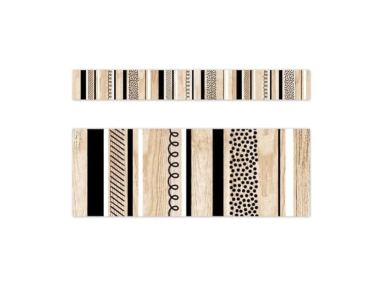 CTP Core Decor Stripes and Doodles on Wood EZ Border