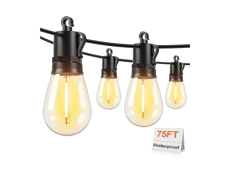 Brightever 75FT LED S14 String Lights