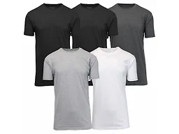 BLUE ICE LC-----(Mens 5PK) / JMCT-200 / BK-BK-CH-HG-