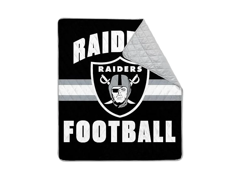 Northwest NFL Las Vegas Raiders Strip Sack Blanket