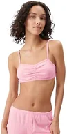 florence by mills Women's Cozy Crush Sweet Pointelle Bralette, Soft Pink, Medium