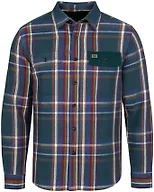 Field & Stream Men's Hardwood Heavyweight Flannel Shirt, Northern Pine Plaid, Large