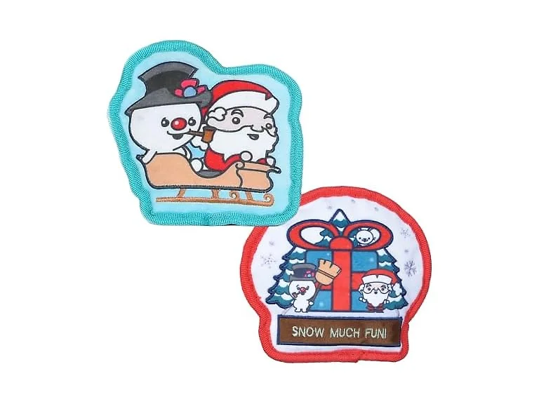 Frosty the Snowman Dog Toys 2pc