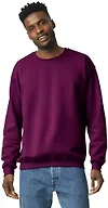 Gildan Adult Fleece Crewneck Sweatshirt, Style G18000, Multipack, Maroon (1-Pack), Large