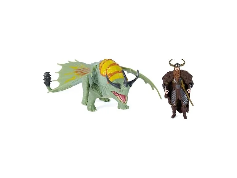 DreamWorks Dragons Rumblehorn & Stoick Action Figures