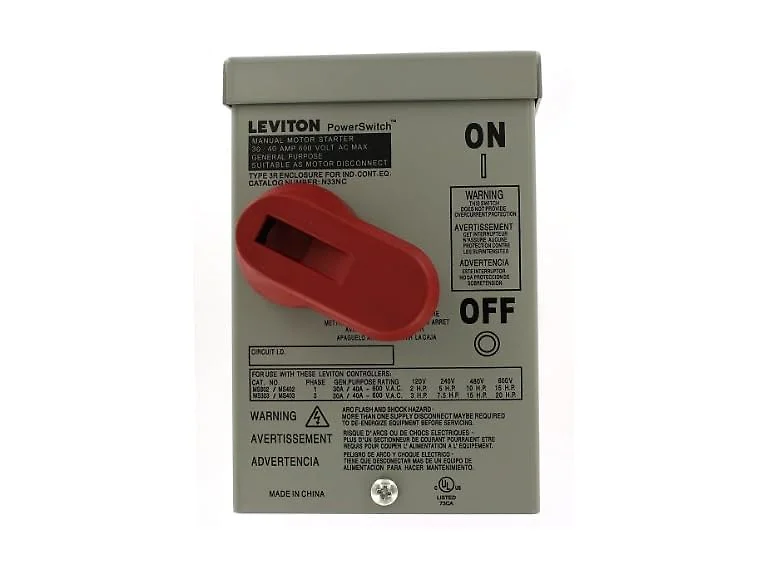 Leviton Type 3R Enclosure, 30 Amp
