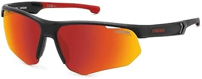 Carrera 0CARDUC044/S 003 70-10-130 Carrera Unisex CARDUC 044/S Sunglasses Matte Black Matte Black/Red