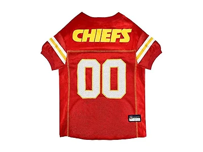 Pets First NFL Mesh Jersey for Dogs, SML, Kansas City Chiefs
