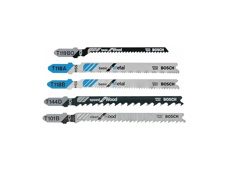Bosch T500 5 Pc T Shank Jigsaw Blades