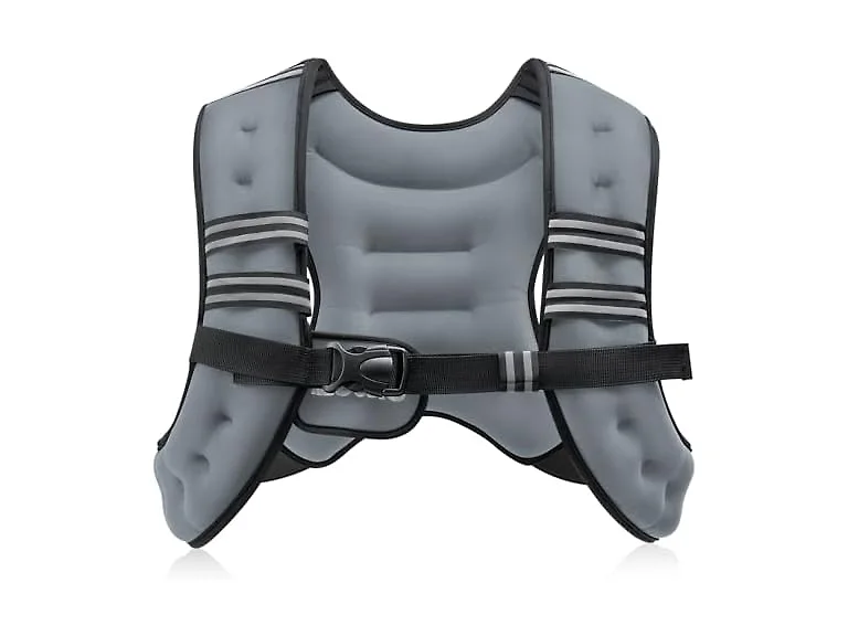 ZELUS Grey Reflective Weighted Vest 12lb