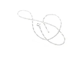 Italian 925 Sterling Silver 16" Figaro Chain