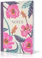 Karma, Lined Notebook for Journaling, Self Care & Daily Notes, 100 Pages, Notebook Size 6.1 inches x 8.5 inches Diary, Pink Floral