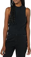 Amazon Essentials Women's Boucle Sweater Tank Top, Black, X-Large