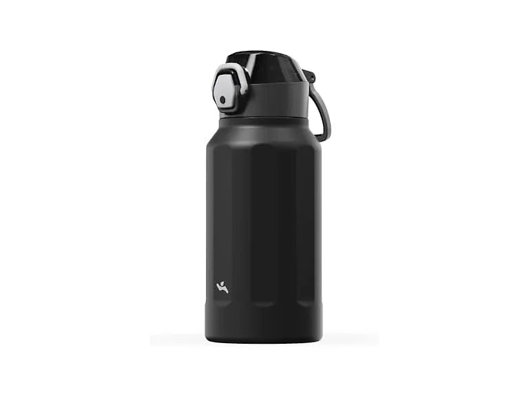 Konokyo FLOWPLAY 26oz Push-Button Bottle, Black
