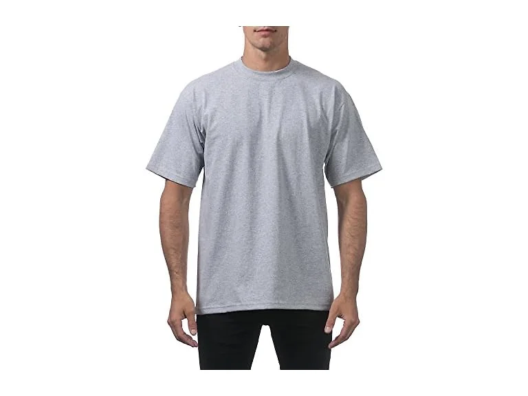 Pro Club Men (3XL) Heavyweight Cotton Crew T-Shirt