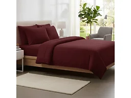 4-Piece Dobby Stripe Bed Sheet Set