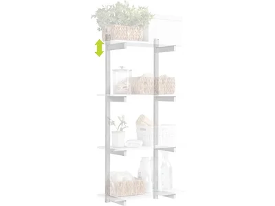 8 Set PS1004 Modern Adjustable Shelf Brackets
