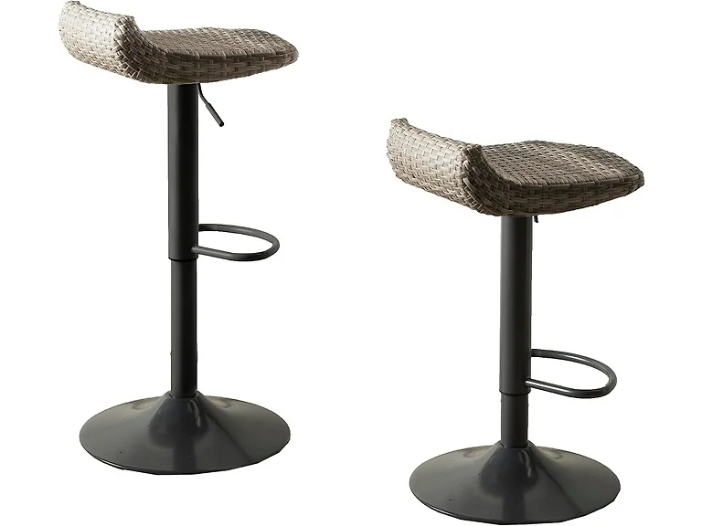 Cannes Woven Outdoor Barstool Set