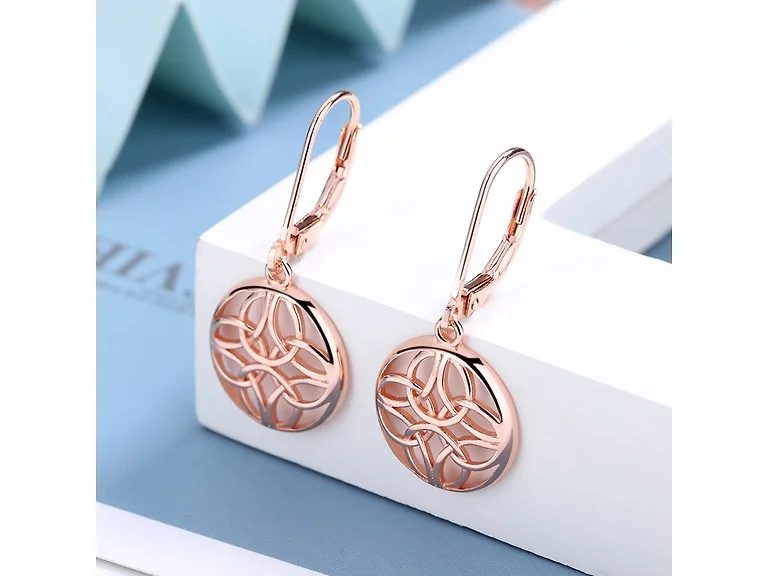 Silver Lever-Back Celtic Earring