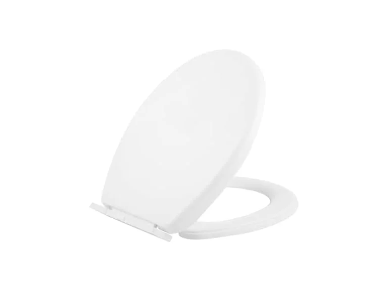 Miibox Removable Round Bowl Matte White Toilet Seat
