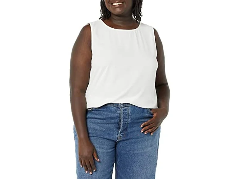 Amazon Essentials Women (M) Top Ivory