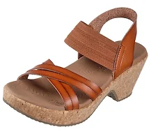 Skechers Women's BRYSTOL - NIGHT SKIES heel sandal, Luggage 11 M