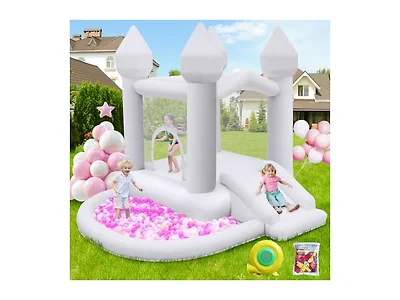 White Inflatable Bounce House