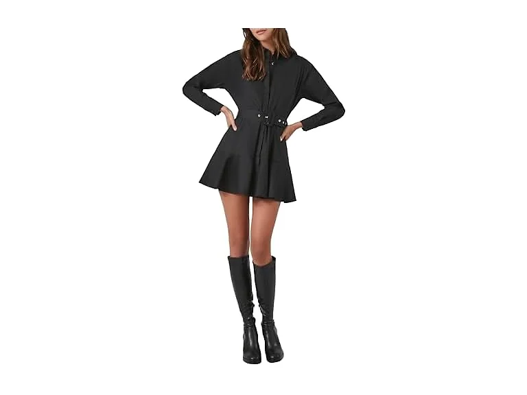 Forever 21 Women (M) Poplin Belted Mini Dress