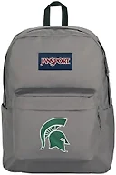 JanSport NCAA Officially Licensed Backpack, Michigan State, Superbreak Plus with Padded 15'' Laptop Sleeve, Spacious Computer Bag for Men & Women, Durable Daypack with Bottle Pocket, Graphite Grey