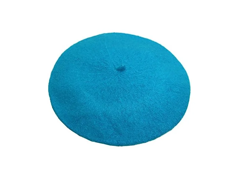 Joyhy Women (OS-M) Solid Classic French Beret Acid