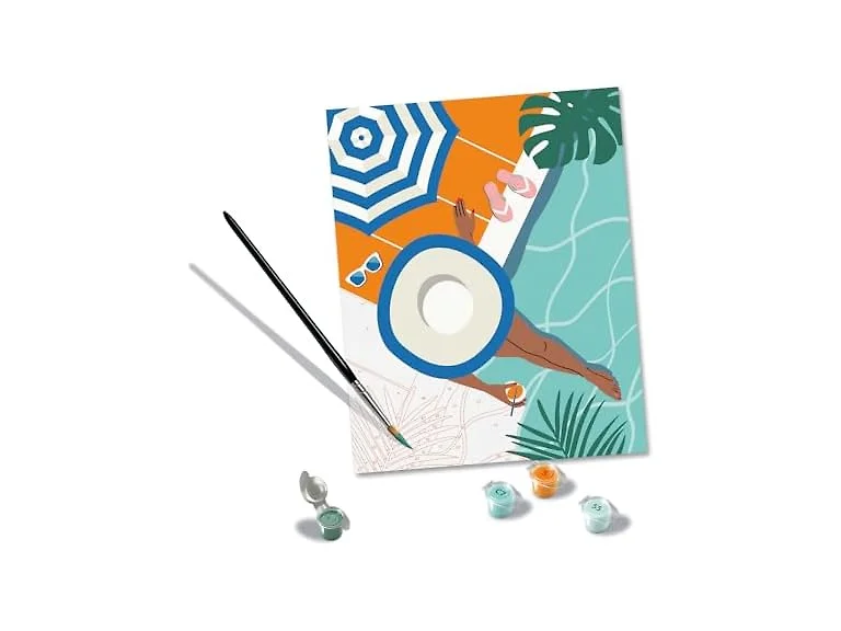 Ravensburger Creart Pool Time Paint by Numbers Kit
