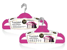 Technical Pro TPROH-HANG10.7 FSH 10-Pack Non-Slip Velvet Ha
