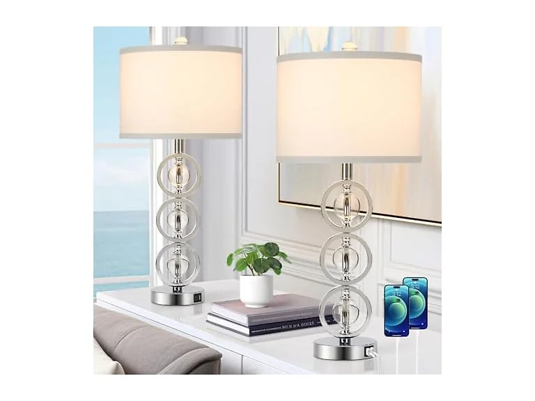 VerRon Set of 2 Modern Table Lamps - Your Choice (Open Box)