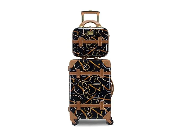 World Traveler Chariot 2-Piece Vintage Hardside Luggage Set