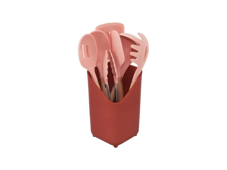 Glad Silicone Kitchen Utensils Set, 8pcs - Nonstick