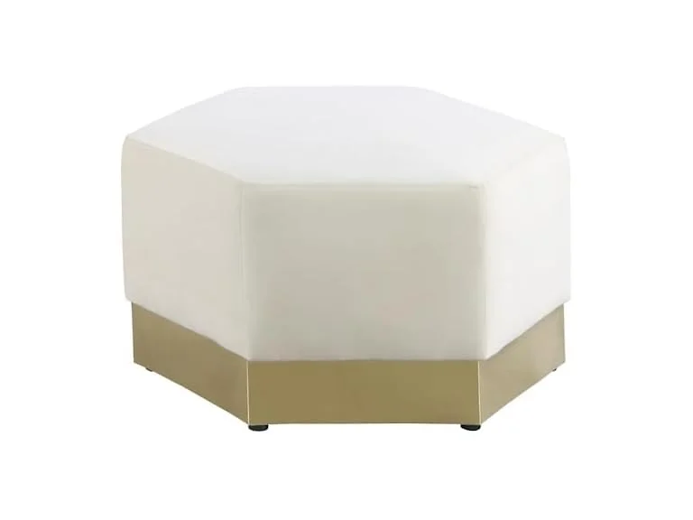 Marquis Velvet Upholstered Ottoman