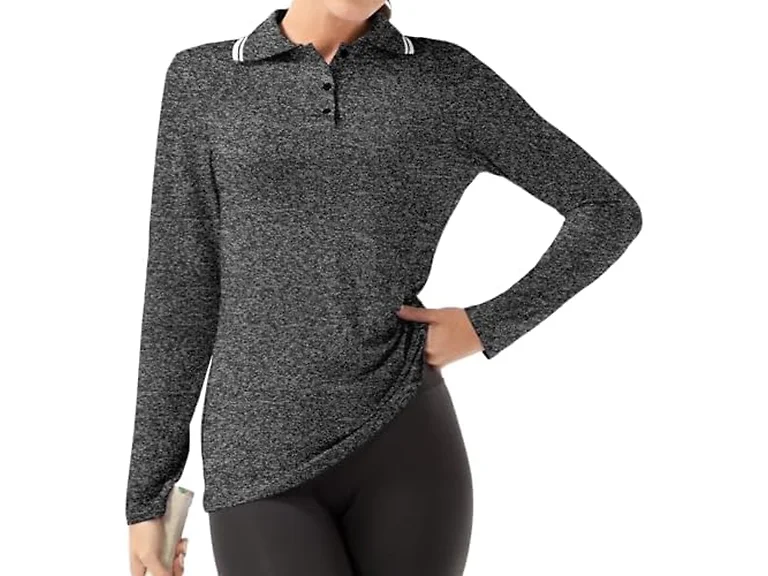 GGOV Women (M) Tops Active Tennis Deep Grey