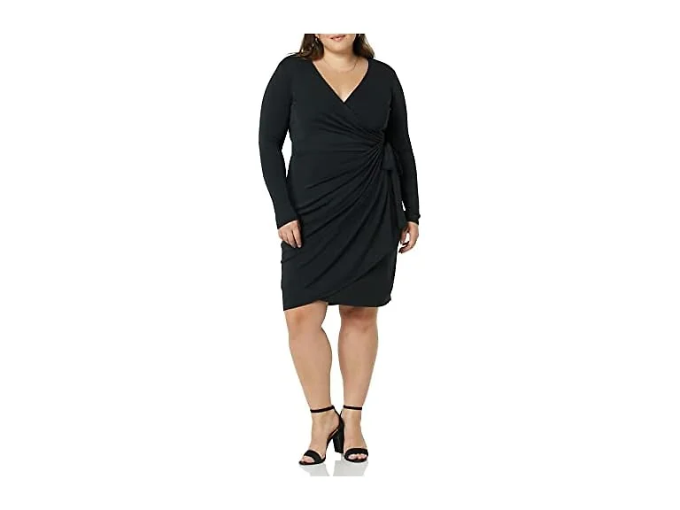 Amazon Essentials Women (M) Long Sleeve Wrap Dress
