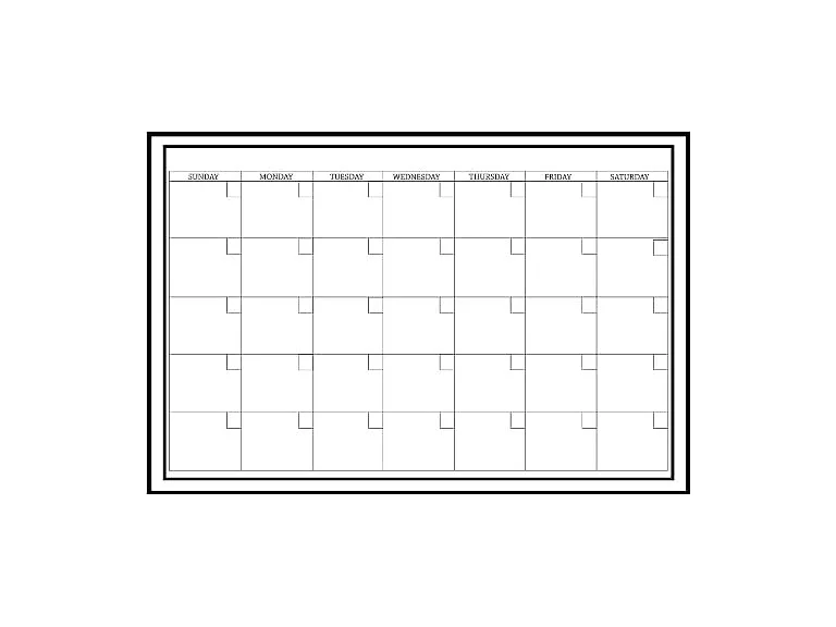 Wallpops WallPops WPE0447 Large Monthly Dry